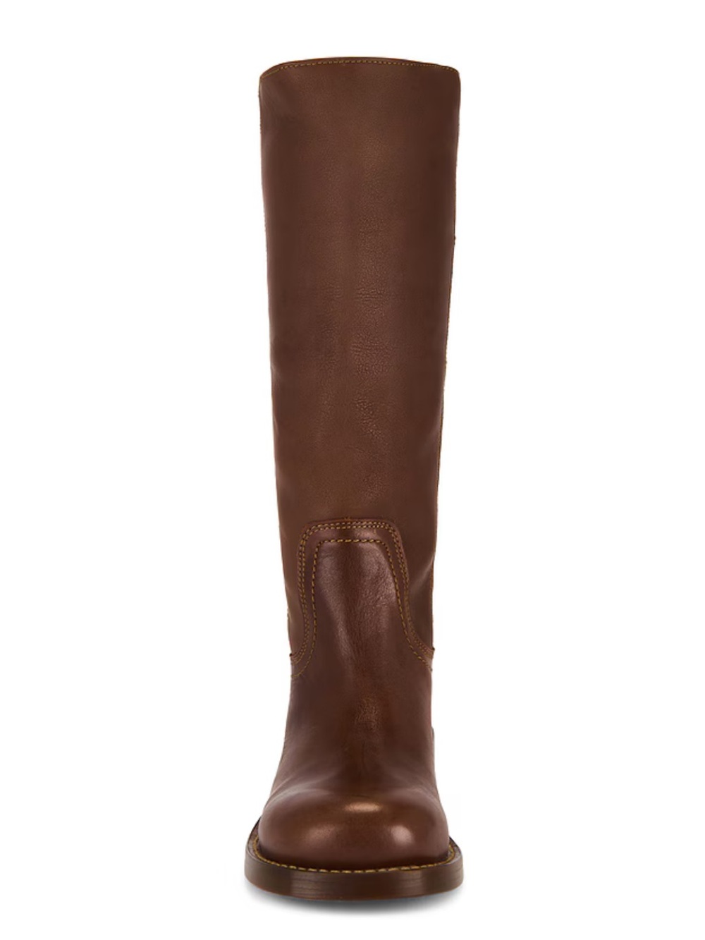 Steve Madden Riggs Boots Rust Leather Tall Brown Leather campus Revolve 7 - Picture 4 of 11